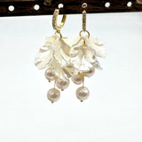 Akryl Vedhæng - Hvid (17x15mm, 20 stk.) - Uniq Perler - 111824