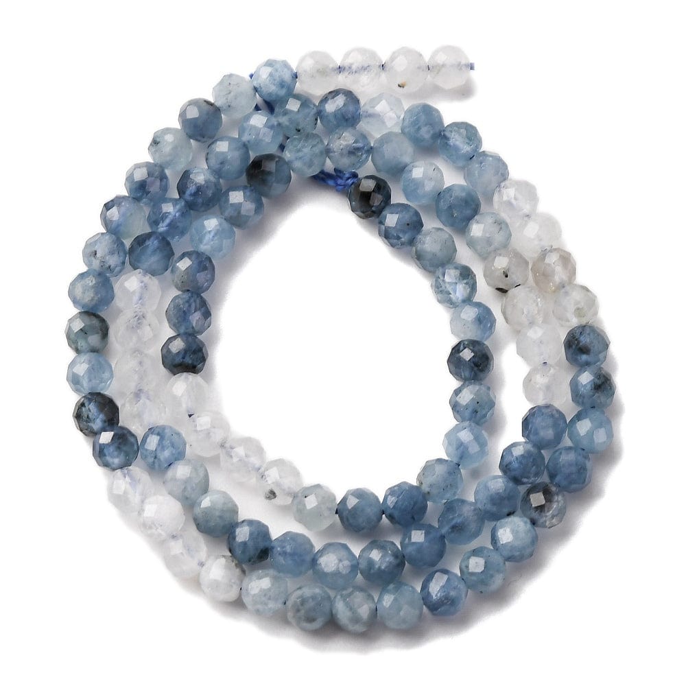 Akvamarin – Blå, Facetteret (4mm) - Uniq Perler - 115897