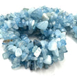 Akvamarin – Blå Nuggets/chips (5 - 8mm) - Uniq Perler - 610657