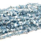 Akvamarin – Blå Nuggets/chips (5 - 8mm) - Uniq Perler - 610657