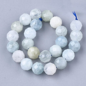 Aquamarine – Many Faceted (8mm) - Uniq Perler - 113691