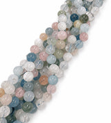 Akvamarin Perler – Runde (9,5~10mm) - Uniq Perler - 119293