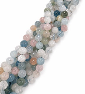 Akvamarin Perler – Runde (9,5~10mm) - Uniq Perler - 119293