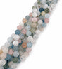 Akvamarin Perler – Runde (9,5~10mm) - Uniq Perler - 119293