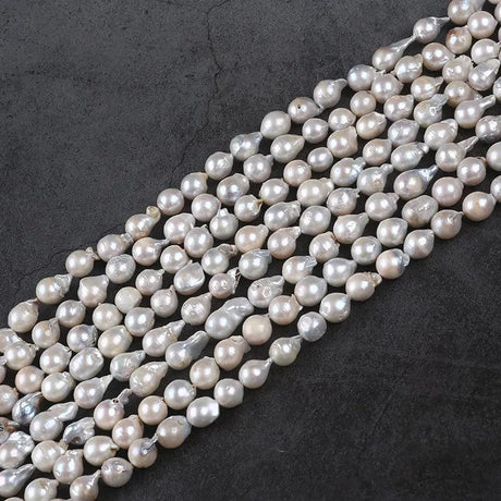 AL Ferskvandsperler 9-10 mm barok perle, Grade A