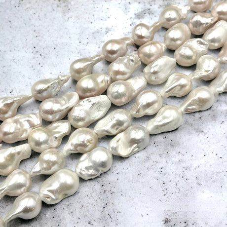 AL Ferskvandsperler Barok ferskvands perler, Grade AAA, 13-16  mm