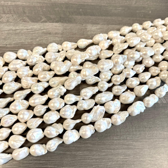 AL Ferskvandsperler Ferskvandsperler, barok perle, Grade AA, 12-21mm