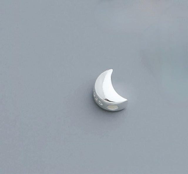 Ali Sterling sølv 925 Sterling Sølv måne perle str. 5x3,5 mm