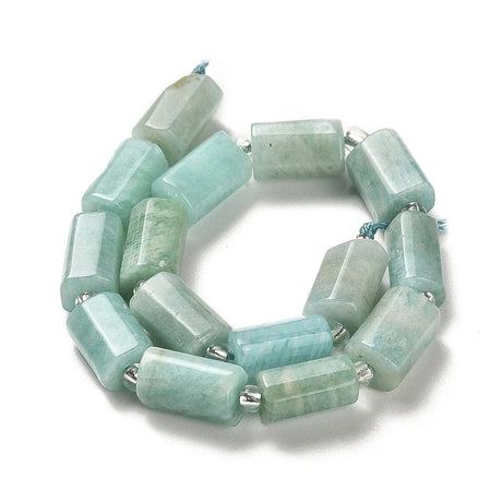 Amazonit – Aflange Perler (11x6mm) - Uniq Perler - 112256