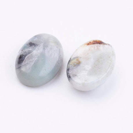 Amazonit Cabochons – Oval (18x13x6mm) 5 stk. - Uniq Perler - 123227