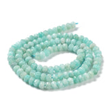 Amazonit Perler, Facetteret - 4,5x3mm - Uniq Perler - 112984