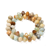 Amazonit Perler - Facetteret Rondel (10x6,5mm) - Uniq Perler - 115902