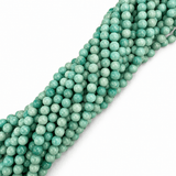 Amazonit Perler – Grøn, Grade A (8mm) - Uniq Perler - 125528