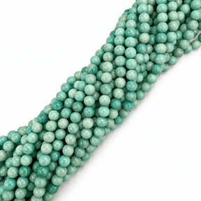 Amazonit Perler – Grøn, Grade A (8mm) - Uniq Perler - 125528
