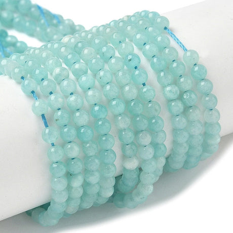 Amazonit – Rund (3mm) - Uniq Perler - 115234