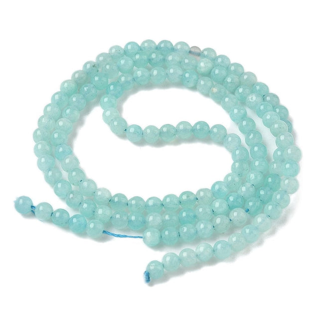 Amazonit – Rund (3mm) - Uniq Perler - 115234