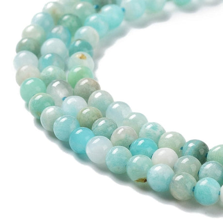 Amazonit – Rund (4mm) - Uniq Perler - 112254