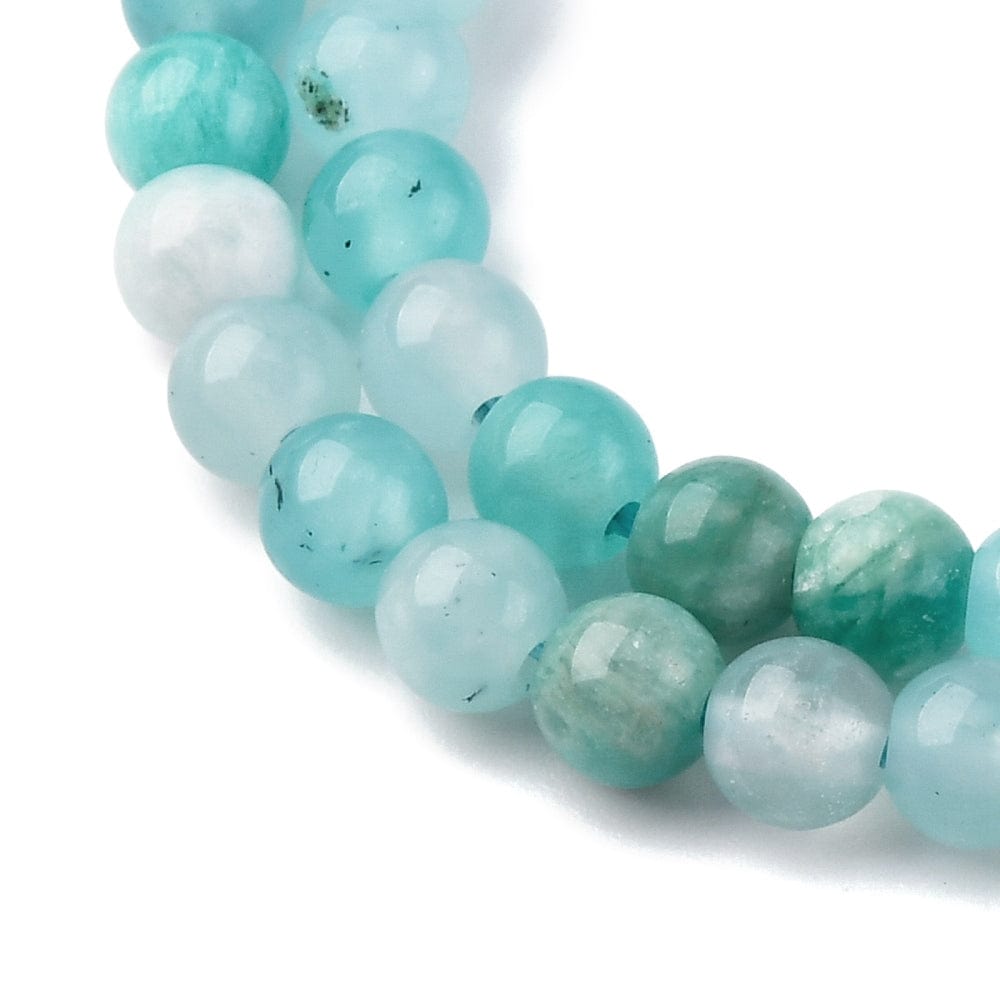 Amazonit – Rund (4mm) - Uniq Perler - 115065