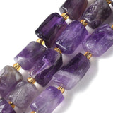 Ametyst Perler - Aflange (10x6,5mm) - Uniq Perler - 623582