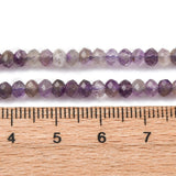 Ametyst Perler – Fasetterte Rondeller (4mm) - Uniq Perler - 116973