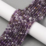 Ametyst Perler – Fasetterte Rondeller (4mm) - Uniq Perler - 116973