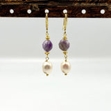 Ametyst Perler – Facetteret Oval (10x8mm) - Uniq Perler - 114684