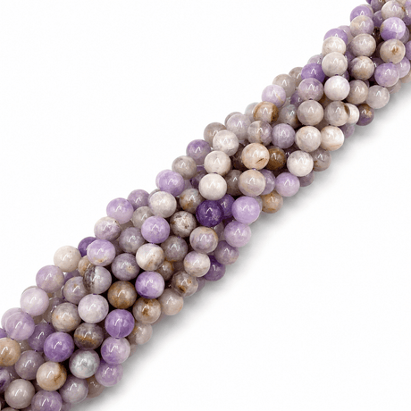Ametyst Perler – Lavendel, Runde (8mm) - Uniq Perler - 124449