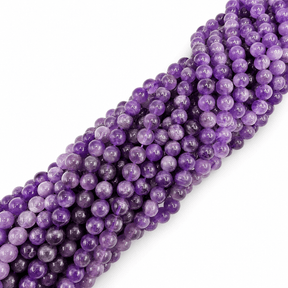 Ametyst Perler – Rund (8mm) - Uniq Perler - 125709