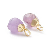 Ametyst Vedhæng, Dråbeformet - Uniq Perler - 0001489535