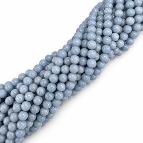 Angelit Perler – Runde, Grade A (6mm) - Uniq Perler - 125549