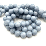 Angelite Perler – Rund (8mm) - Uniq Perler - 668722