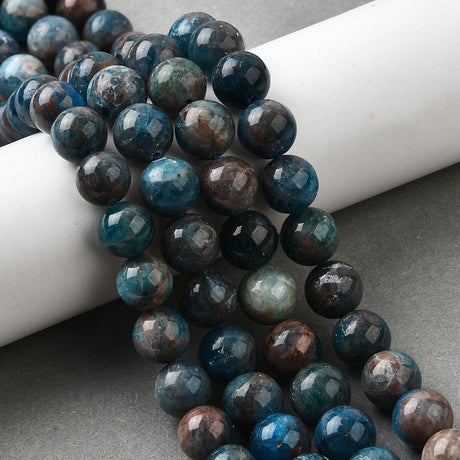 Apatit Perler – Blå, Rund (10mm) - Uniq Perler - 115068