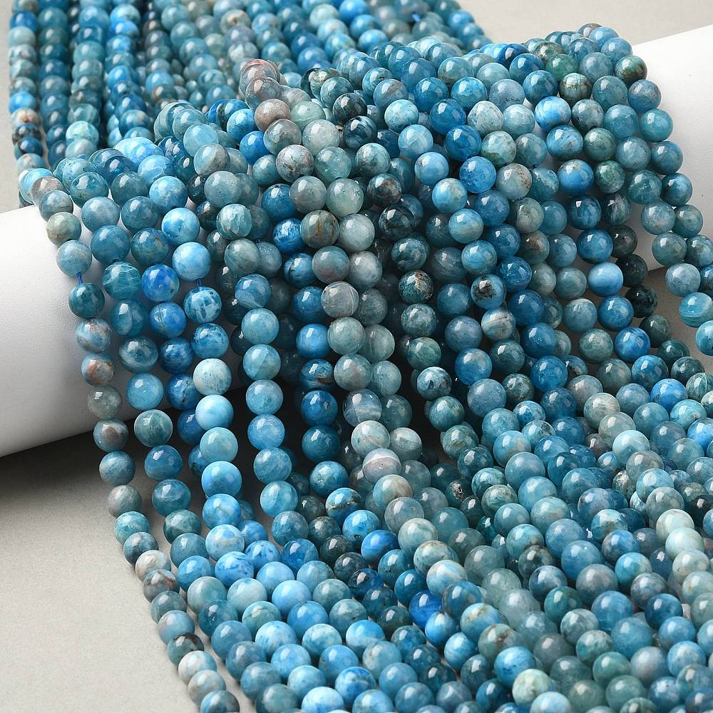 Apatit Perler – Blå, Rund (6mm) - Uniq Perler - 115898