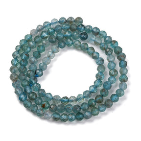 Apatite Beads – Faceted (4mm) - Uniq Perler - 114102