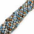 Aquatine Blå Kalsit Perler – Grade A (6mm) - Uniq Perler - 125557