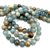 Aquatine Blue Calcit, 8 mm - Uniq Perler - 1111143