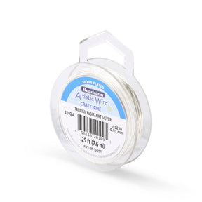 Artistic Wire 0,81 mm Sølvfarvet – Tarnish Resistant (7,6 m) - Uniq Perler - 123306