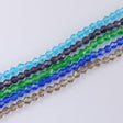 Assorterede Krystalperler – Mix Farver, Bicone (2x3mm, 10 Strenge) - Uniq Perler - 1111490164