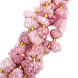 Auktion Å…Druzy Agat Perler – Nuggets, Rosa (10 - 16x12,5 - 15mm) - Uniq Perler - 117512