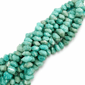 Auktion A.....Amazonit – Nugget (10x8mm) - Uniq Perler - 112255