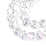 Auktion Æ......Nugget Formet Glasperler - Klar (6,5x8mm) - Uniq Perler - 116093