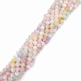 Auktion A....Selenit – Farve Mix, Rund (6mm) - Uniq Perler - 28584