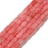 Auktion A......White Jade – Lys Koral, Tøndeform (6x4,5mm) - Uniq Perler - 115909