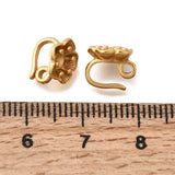 Auktion G…Blomster Bails – 24K Langtidsholdbar Forgyldt Messing (9,5x8x7mm) 2 stk. - Uniq Perler - 121947