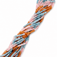 Auktion H......Jade Perler, Farve Mix, Rondel, (4x3mm) - Uniq Perler - 635383