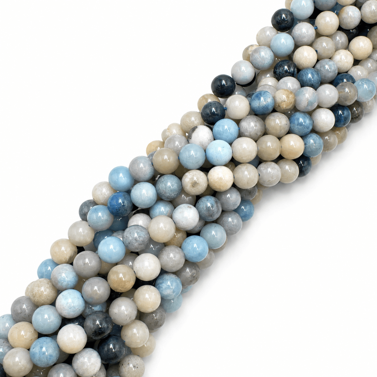 Auktion I......Hydroxyaluminum – Healing Sten (6mm) - Uniq Perler - 115374