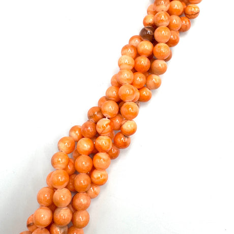 Auktion J.....Jade – Orange Runde (8,5mm) - Uniq Perler - 114690