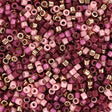 Auksjon O......Miyuki Delica Perler - MIX 122, Mystic Mauve, 11/0 - Uniq Perler - 113330