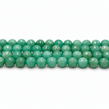 Auktion P......Jade Perler – Turkis, Facetteret Rund (10mm) - Uniq Perler - 125237