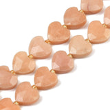 Auktion R.....Jade Hjerter - Facetteret (14,5x13,5x6,5mm) 2 stk - Uniq Perler - 116105